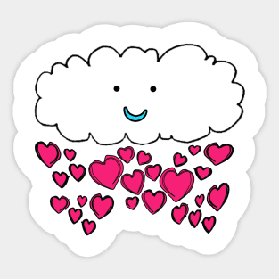 Love Rains Sticker